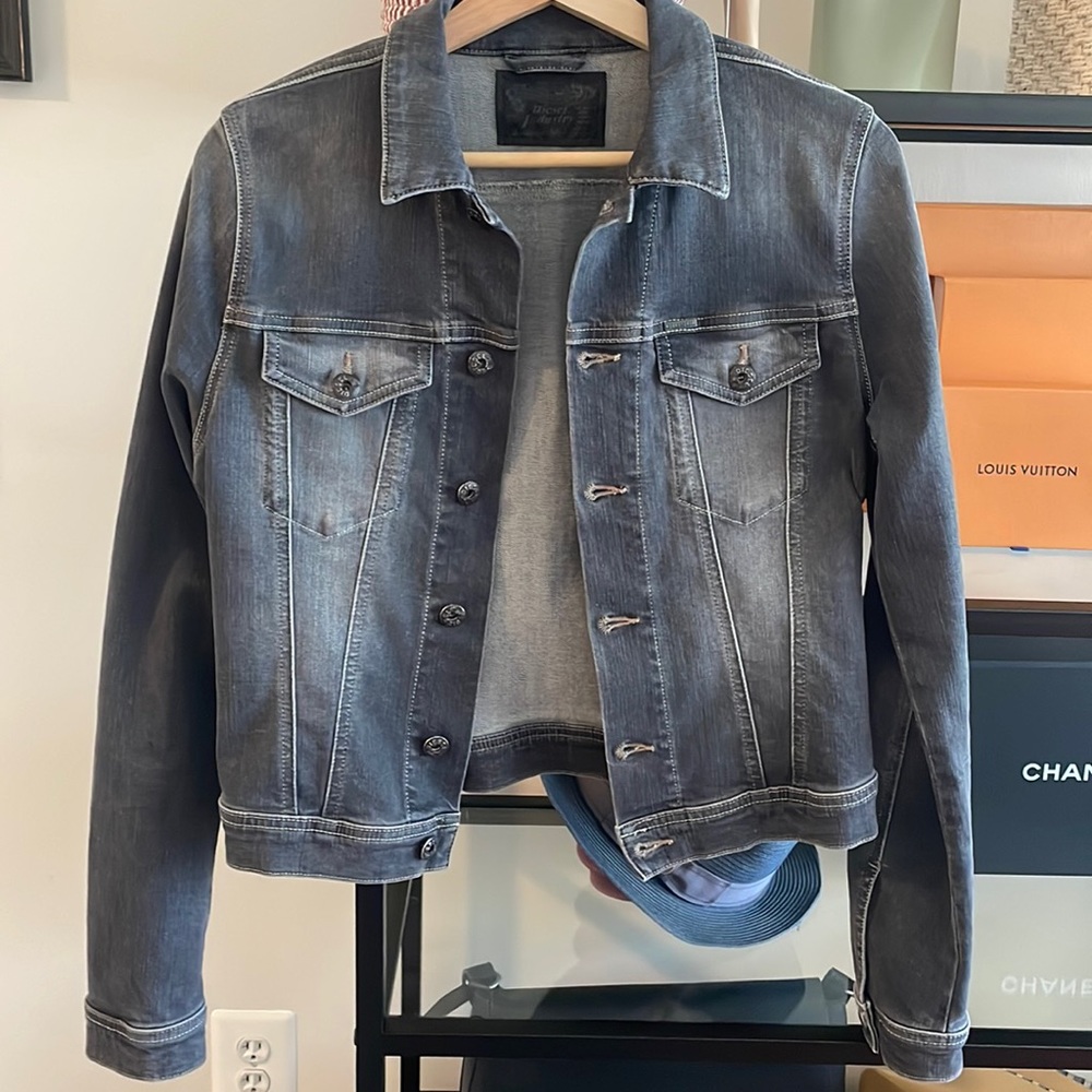 DIESEL cropped denim jacket size small